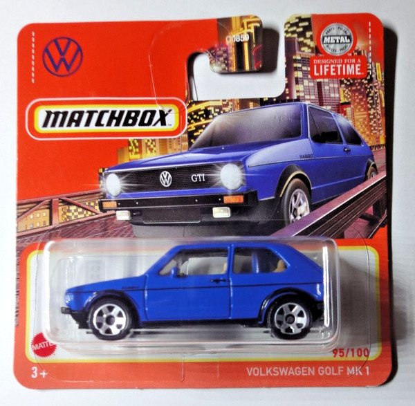 Matchbox - Volkswagen Vw Golf MK1 - Blau - 95/100 - Mbx Metro 2024 - HVN92-image