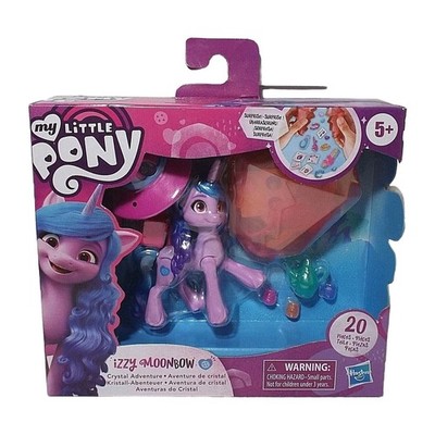 My Little Pony Izzy Moonbow Unicorn Horse Figure Crystal Adventures 20pcs New