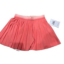 Athleta Girl Girls Pink Pleated Tennis Skort Stretch Mesh Pull-On 10-12