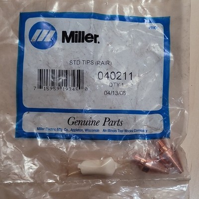 Miller Tips Pair 040211 Genuine Parts
