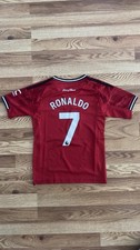 Manchester United red Cristiano Ronaldo kids jersey size 20