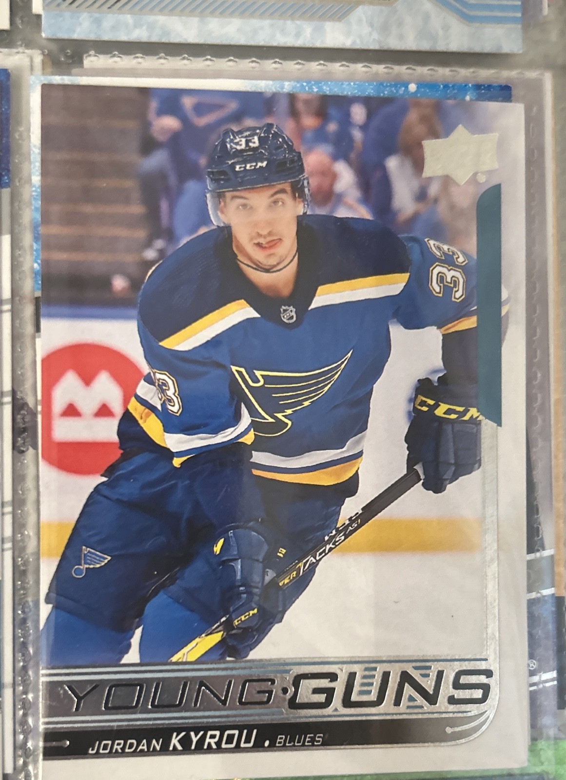 2018-19 Upper Deck - Young Guns Jordan Kyrou #241 (RC)