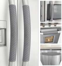 Refrigerator Door Handle Covers, 5 PCS, Performance Appliance Dark Gray
