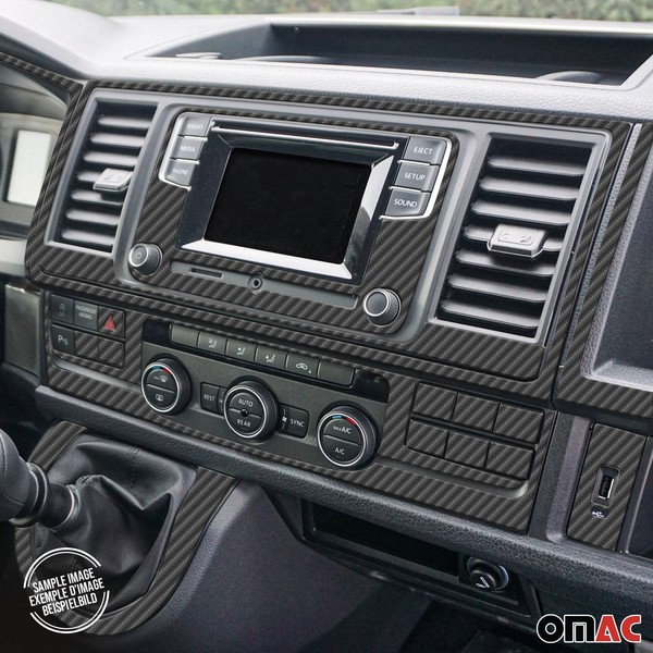 Innenraum Dekor Cockpit FüR Nissan Navara D22 1997-2001 Carbon Optik 7Tlg-image
