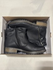 Rieker Women  s Ankle Boots With Side Zippers G, HM, 2 