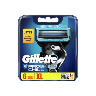 Gillette ProShield Chill 6er Rasierklingen / Ersatzklingen OVP - Made in Berlin
