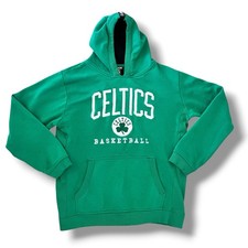 NBA Boston Celtics Youth Hoodie Logo Green Sz XL 16 Sporty C-3