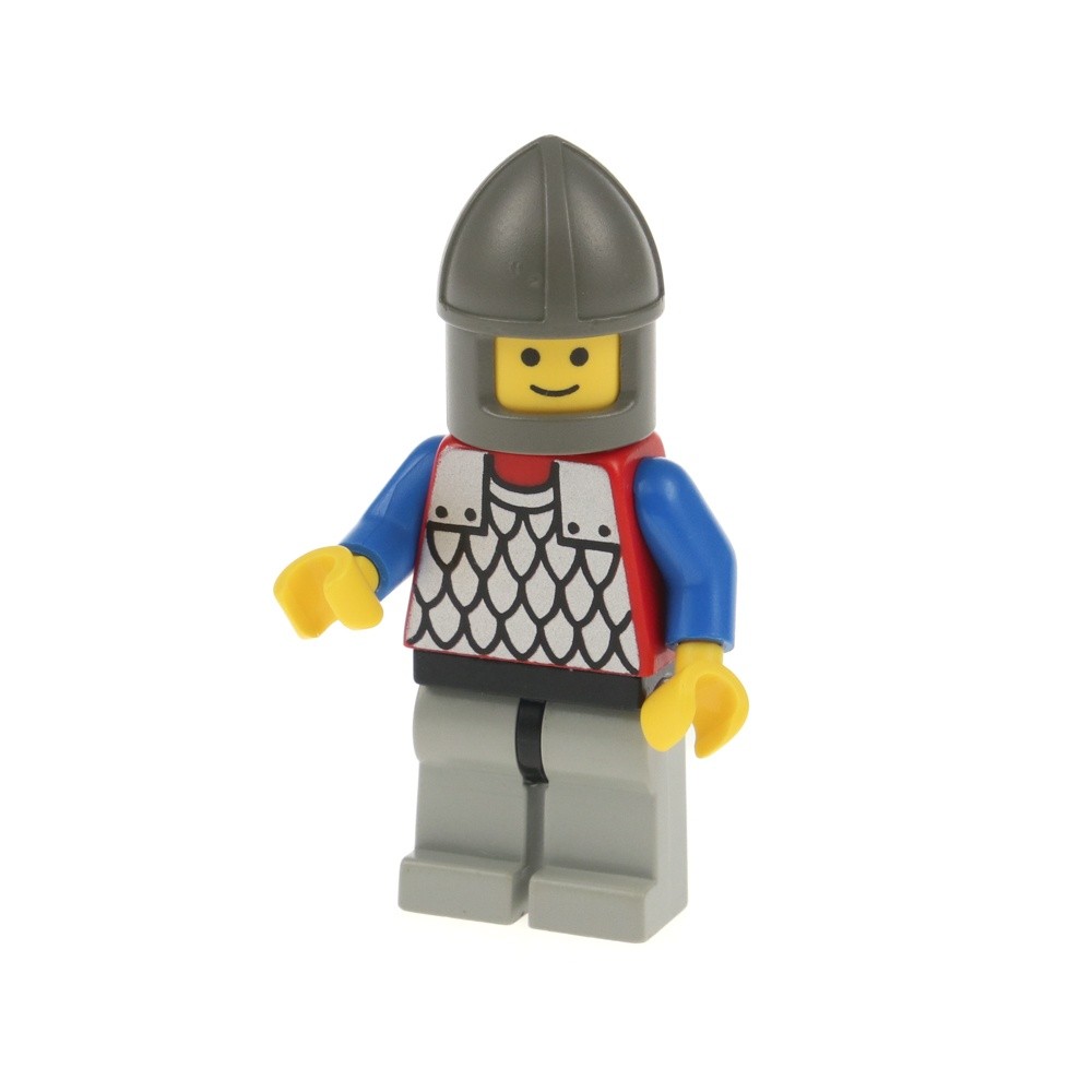 1x LEGO Castle Royal Knights Minifigure Chainmail Tunic Helmet (No Head) cas158
