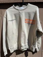 Vintage ZARA Olie84 KICFLIP Skateboard Beige LS Sweatshirt - Unisex Sz 13-14