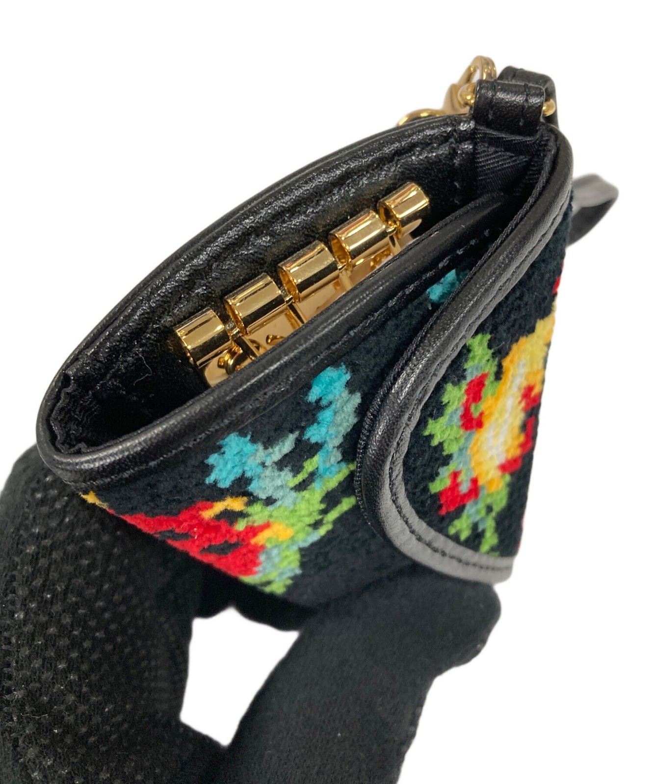 Authentic FEILER Heidi 4-ring Key Case  Black Wom… - image 7