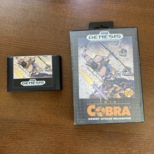 Twin Cobra Desert Attack Helicopter Sega Genesis 1991 Case NO Manual Tested