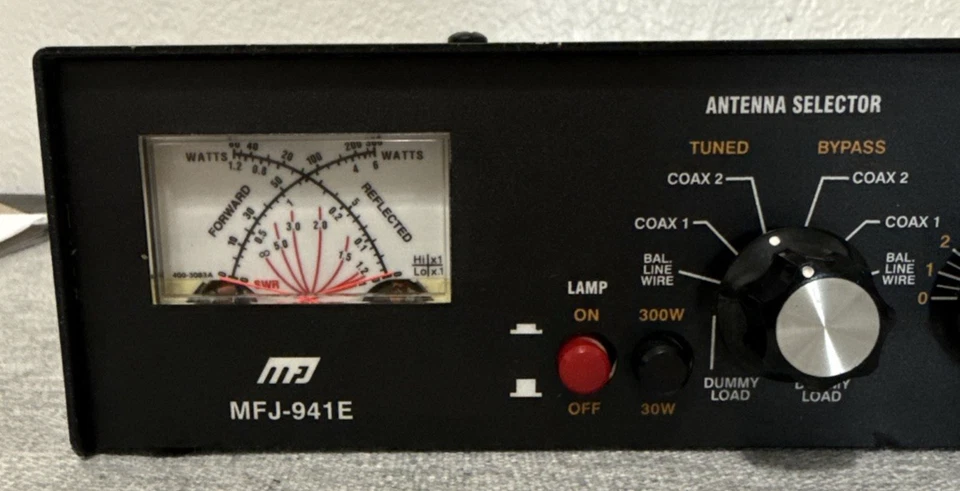 MFJ-941E Versa Tuner II Ham Radio Manuale Sintonizzatore Antenna - Immagine 2 di 4
