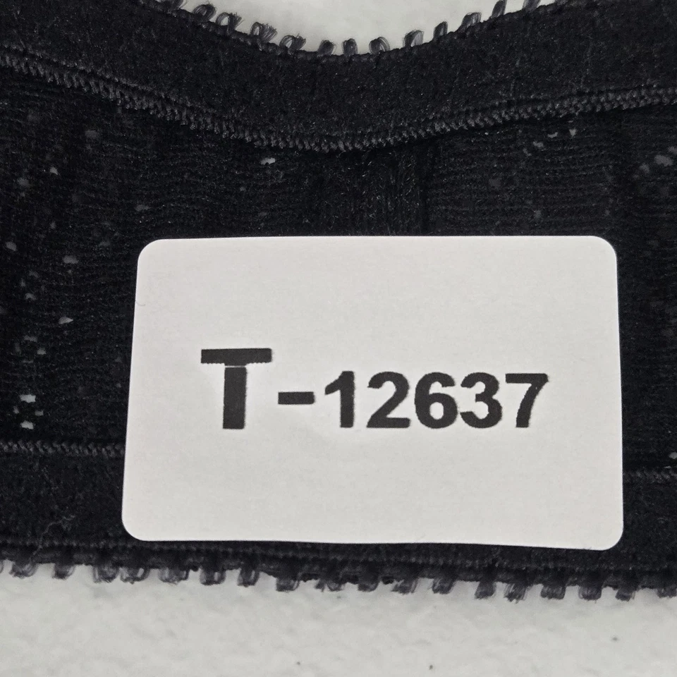 Lily Of France Women Bra 36D Black Sheer Underwired Front Closure - Image 3 of 4