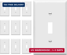 Light Switch Cover Plate, Toggle Wall Plate Cover, Size 1-Gang 4.50" x 2.76", Un