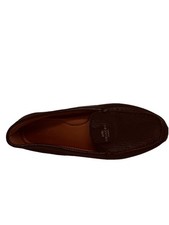 Coach Opal Congac Black Leather Loafers Women's 6B
