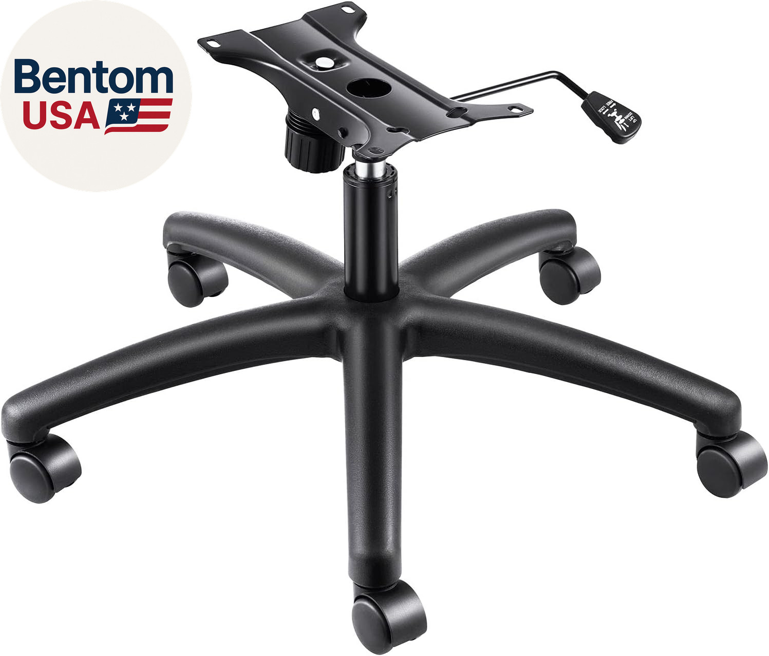 Base Replacement, Office Chair Base, 350 Pounds Heavy Duty Gami