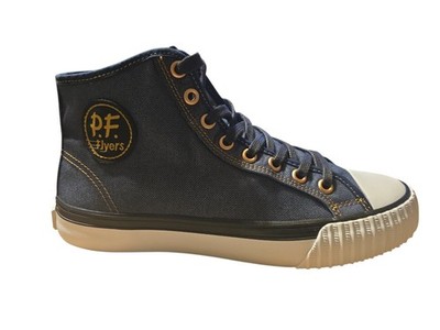 PF Flyers Center Hi M Size 6.5  W Size 8 Canvas High Top Shoes Lace Up Sneakers