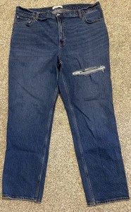 Abercrombie and Fitch The ‘90s Straight Ultra High Rise Jeans Size 20 L (tall) 