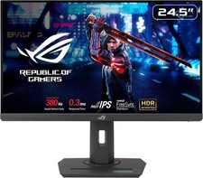 ASUS ROG Swift XG259QNS 24.5" Widescreen IPS Black Curved Monitor 1920x1080 1ms