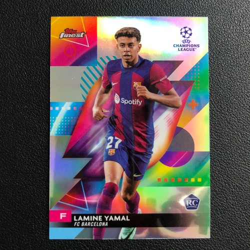 2023-24 Topps Finest UCC #50 Lamine Yamal Refractor RC Barcelona youyk10