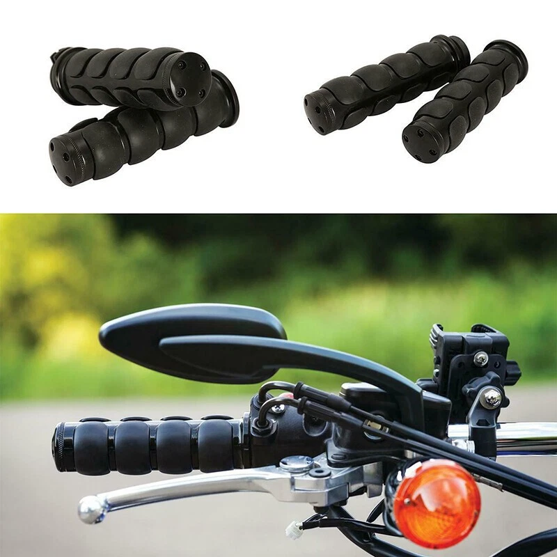 Motorcycle 1" Handlbar End Hand Grips For Yamaha V-Star 250 650 950 1100 1300 Foto 3 de 4