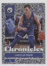 2022-23 Panini Chronicles Draft Picks Pulsar Christian Braun #6 2t9