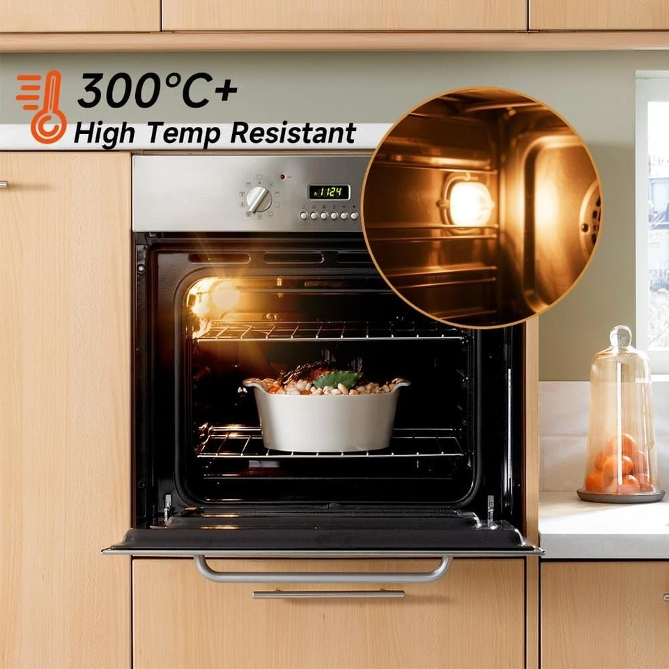 G9 Oven Bulbs 40W 230V Heat Resistant, 300°C Cooker Light 2 Pack, Neff Bosch AEG - Image 3 of 4