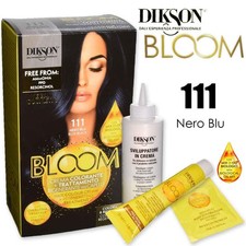 Dikson Bloom Keratin Black Blue Deep Hair Coloring Cream 111