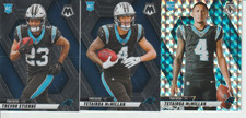 2025 Panini Mosaic 3 x Carolina RC with Trevor Etienne and 2 x Tetairoa McMillan