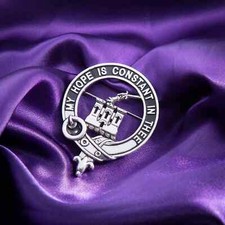 Macdonald Of Clanranald Clan Crested Scottish Brooch Made In Scotland Badge New