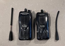 As-is Lot of 2 Kenwood TK-3200 2 Channel Radios
