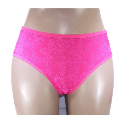 3 bragas para mujer algodón Jacquard lencería corta talla grande Reino Unido 8-18 7971 - Imagen 4 de 7