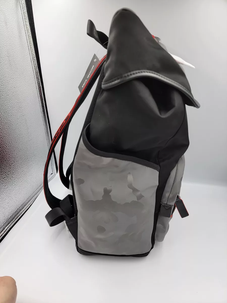 Michael kors on sale black camo backpack