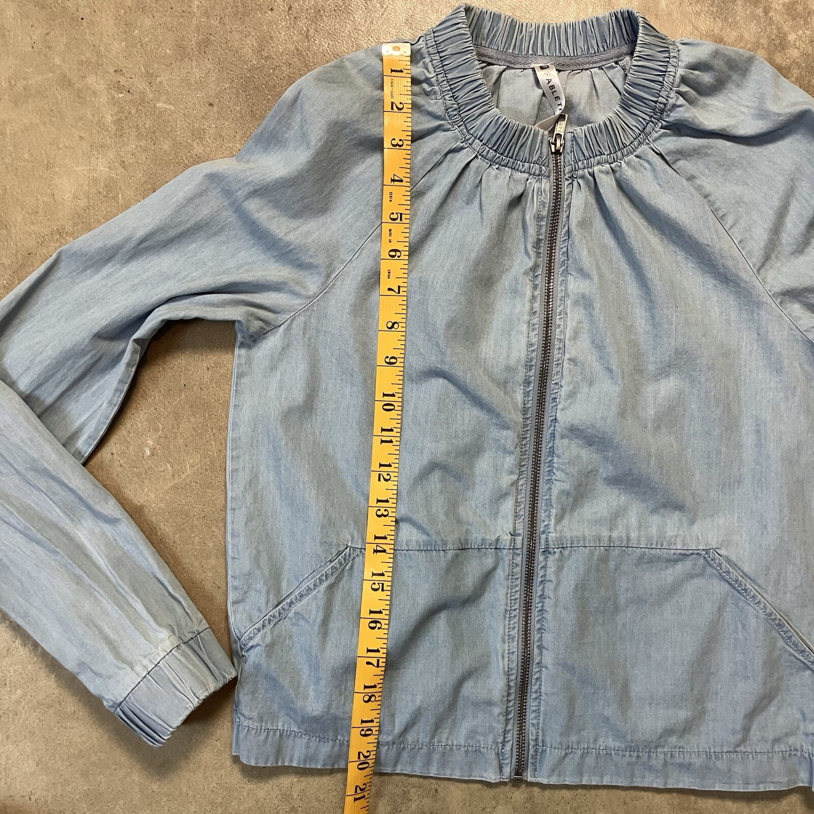 Fabletics Francesca Jacket Womens Small Blue Full… - image 4