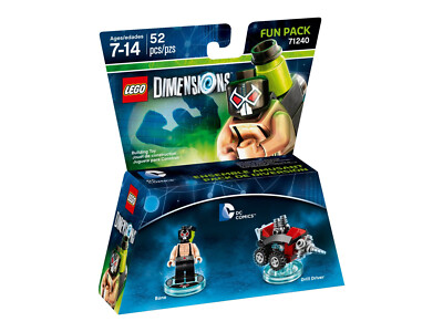 LEGO  Dimensions PS4 71240 Fun Pack DC Comics Bane & Drill Driver Playstation 4