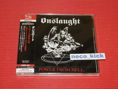 洋楽 E-MORTAL GANG/Power Must Be Taken 23-12 11B ONSLAUGHT POWER FROM HELL WITH BONUS TRACKS 2024 JAPAN SHM CD