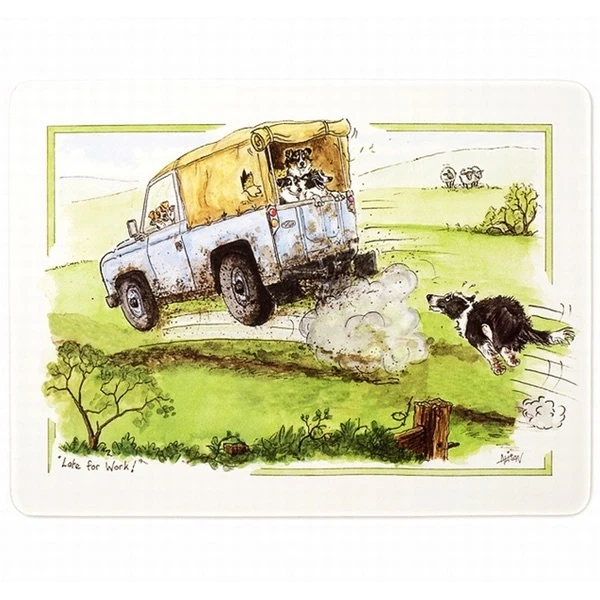Late For Work Worktop Protector