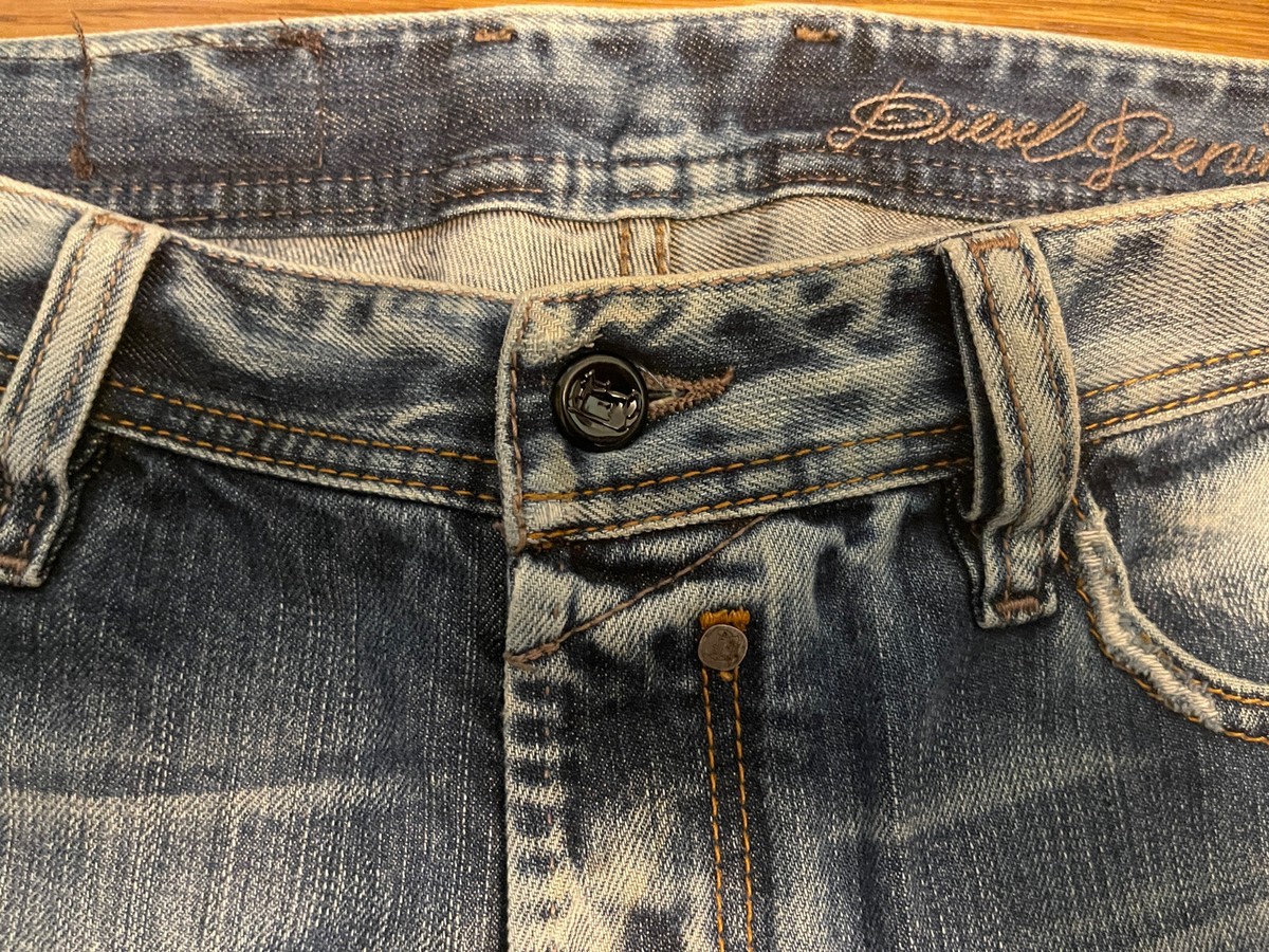 Men's Diesel Denim Gallery Jeans Size 34 Mod 64 76 Made in