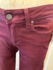 Paige Anthropologie "Sweet Wine" Purple "Vergudo Ultra Skinny” Jeans, Size 27 — photo 9
