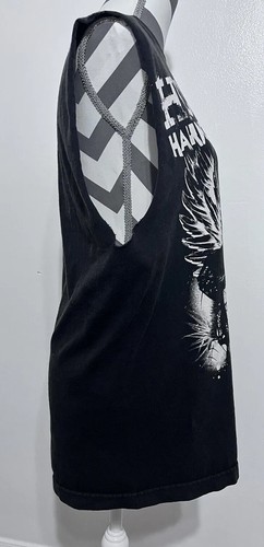 Rare Hustler Cut Off Sleeve Shirt Size Large Hardcore Since 74 Vintage VTG - Picture 4 of 8