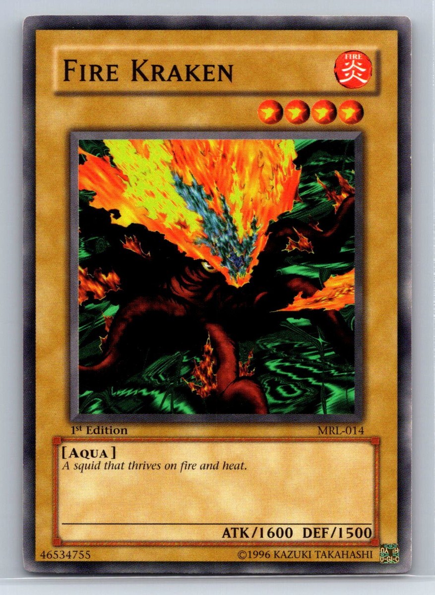 Magic Ruler #MRL-014 Fire Kraken 1st Edition Yu-Gi-Oh! | eBay