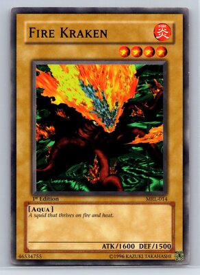 Magic Ruler #MRL-014 Fire Kraken 1st Edition Yu-Gi-Oh! | eBay