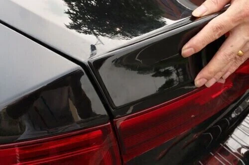 For Volvo S90 2017-2022 ABS Black Rear Spoiler Rear Trunk Lip Wing Bar - Image 4 of 4