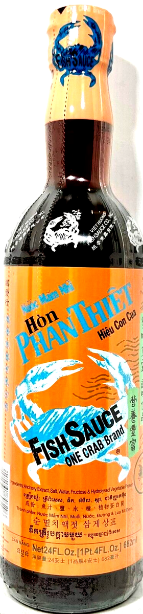 One Crab Brand Fish Sauce Nuoc Mam Nhi 24 oz~SALE