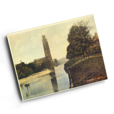 A3 DRUCK - Vintage Lincolnshire - Eventide At Boston (b)
