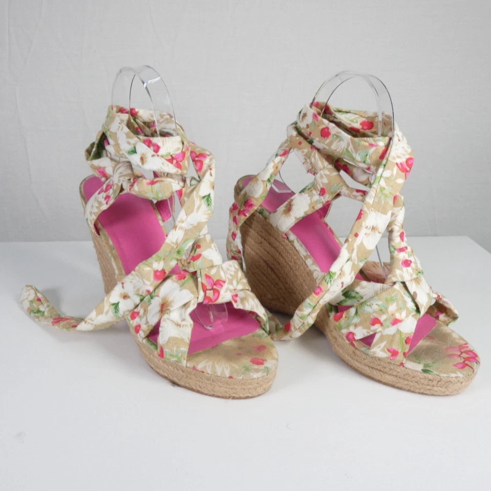 Tophop Alpargatas Sandalias de Cuña Floral Bohemio Vacaciones de Verano Reino Unido 6 EUR 39 Foto 4 de 4