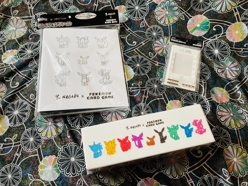 YU NAGABA Eevee's Special Box Pokemon PROMO CARD Collection File DISPLAY FRAME