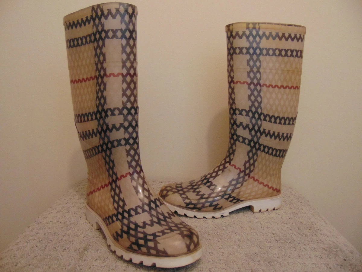 Burberry gumboots ebay sale