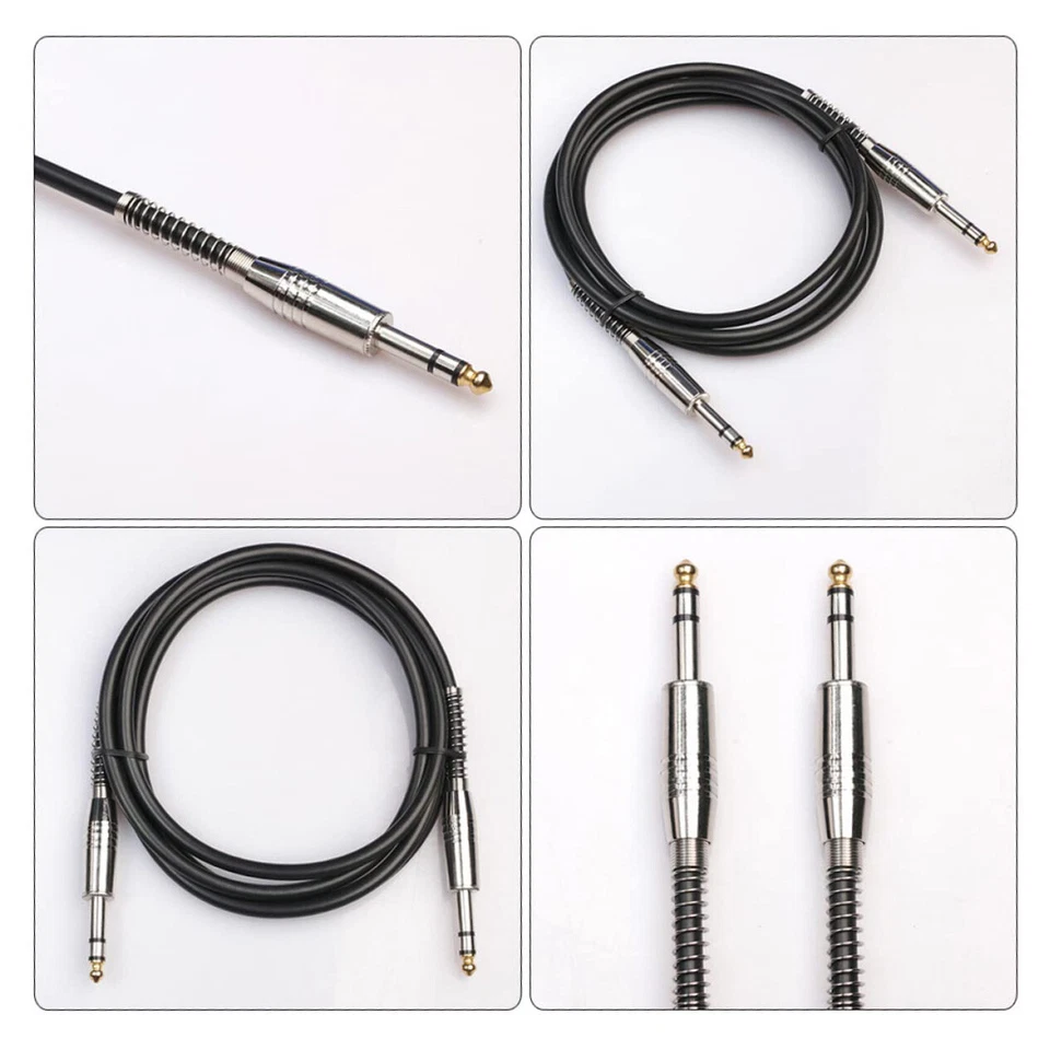 6FT Stereo Cable  1/4 Inch Male Trs Speaker Amp Noiseless Guitar Cable  - Image 3 of 4