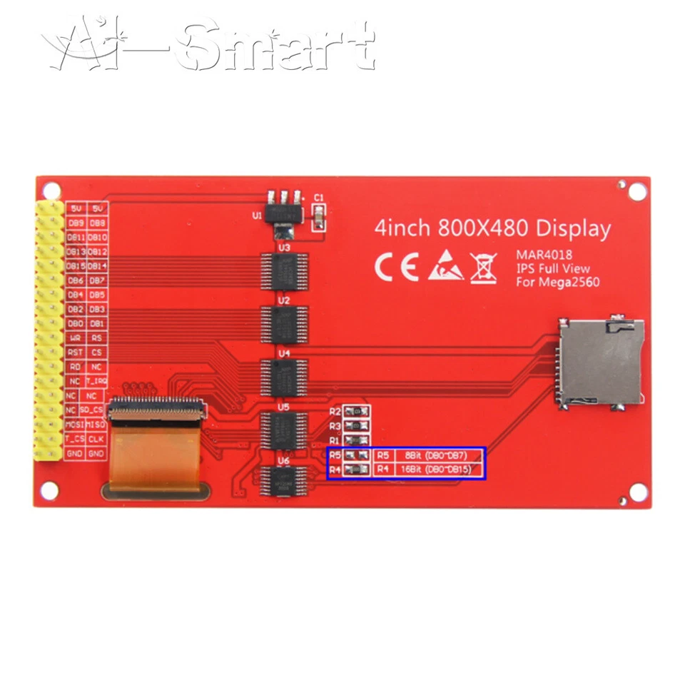 4 Zoll TFT LCD Farb Touchscreen Modul für Arduino Unterstützung Mega2560 5V - Bild 3 von 4